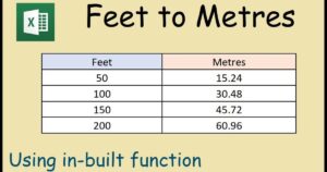 How Long is 100 Feet – Convert 100 ft to meters