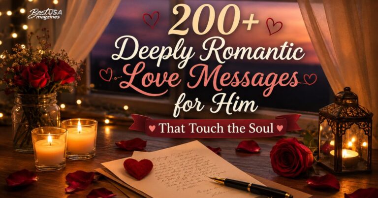 200+ Deeply Romantic Love Messages for Him That Touch the Soul
