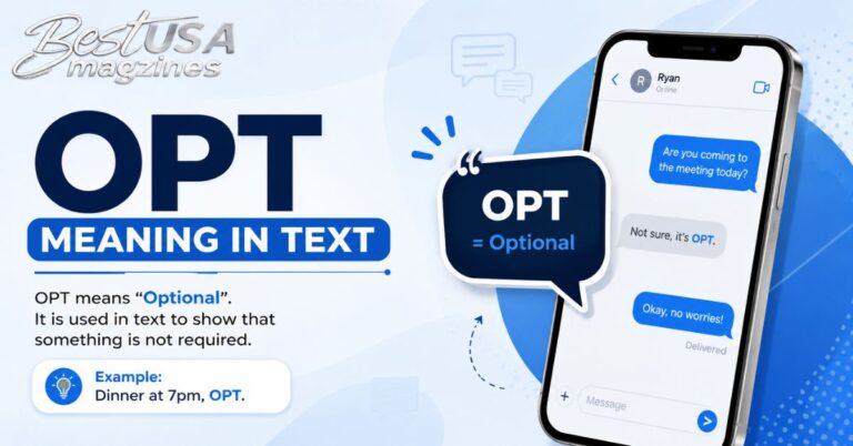 OPT Meaning in Text