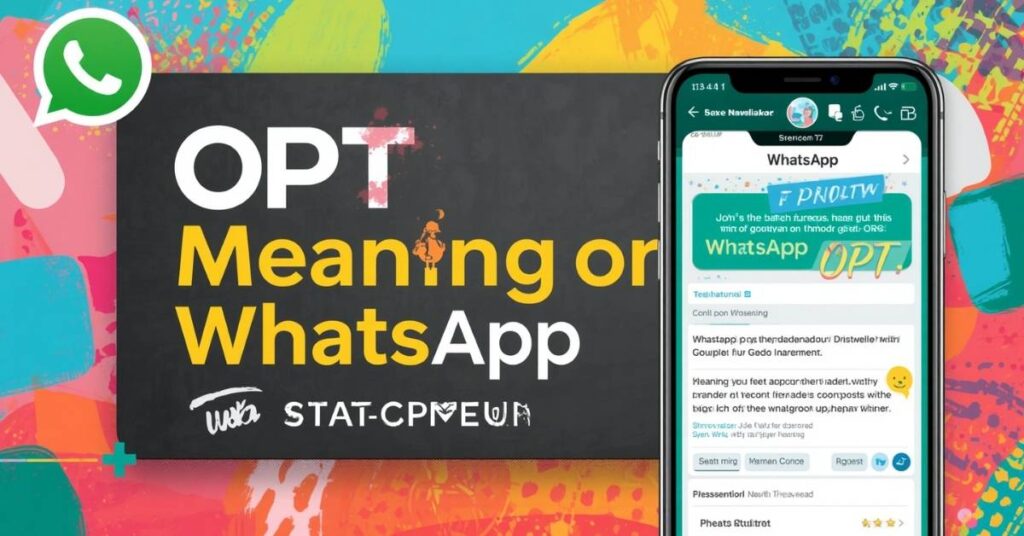 OPT Meaning on WhatsApp