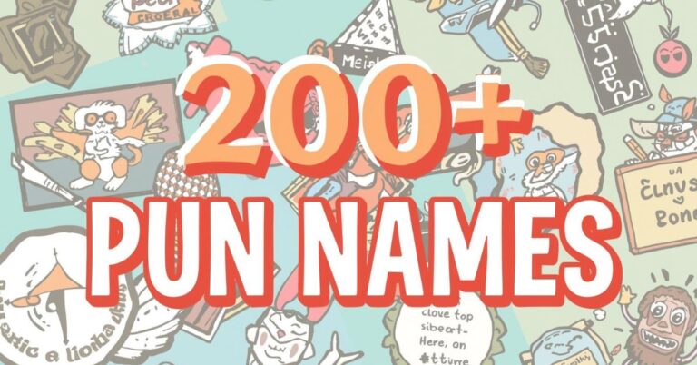 200+ Pun Names