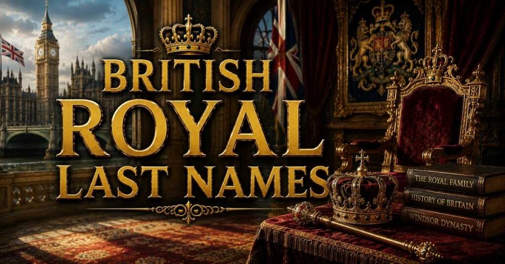 British Royal Last Names