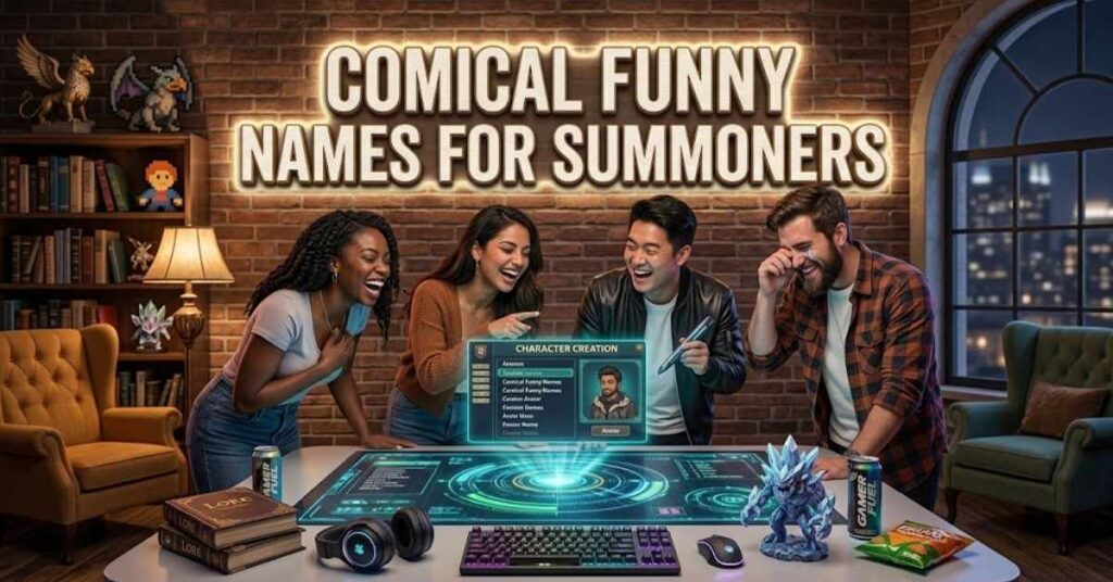 Comical Funny Names For Summoners