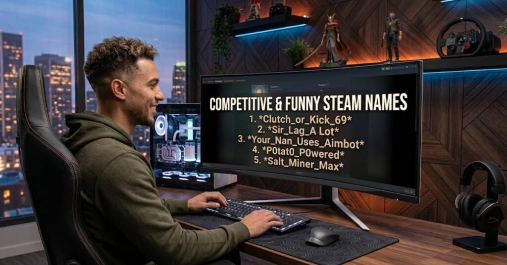 Competitive & Funny Steam Names