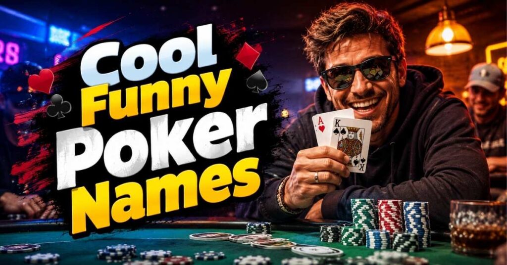 Cool Funny Poker Names