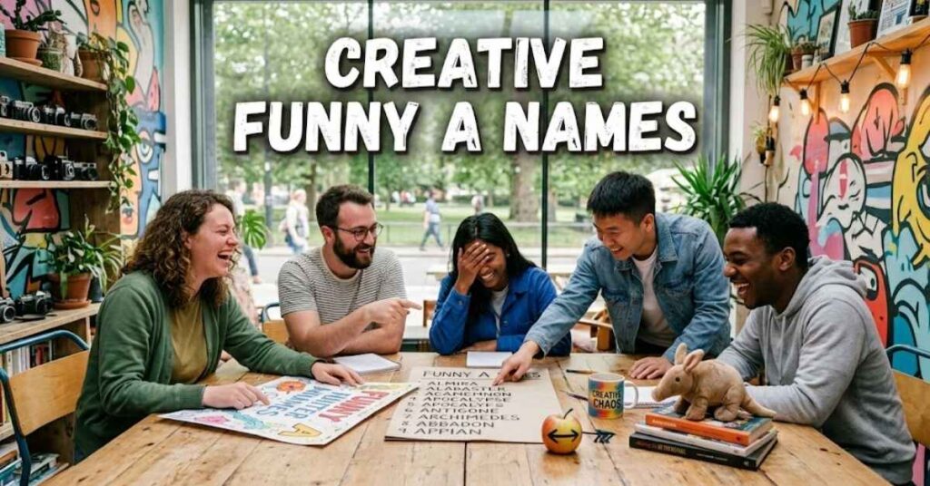 Creative Funny A Names