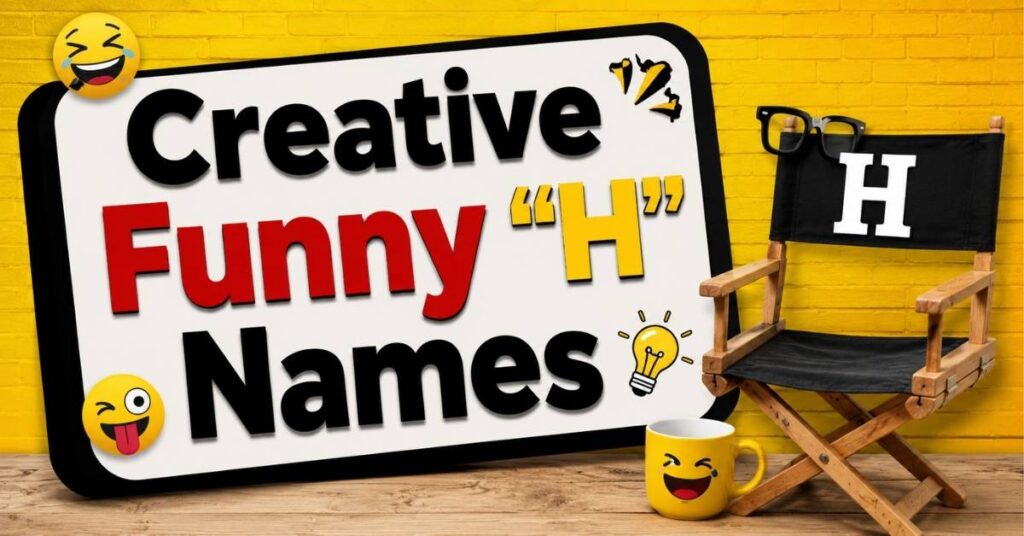 Creative Funny “H” Names
