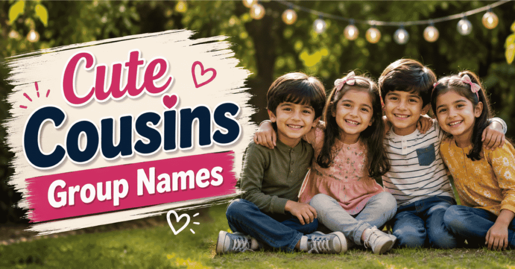  Cute Cousins Group Names