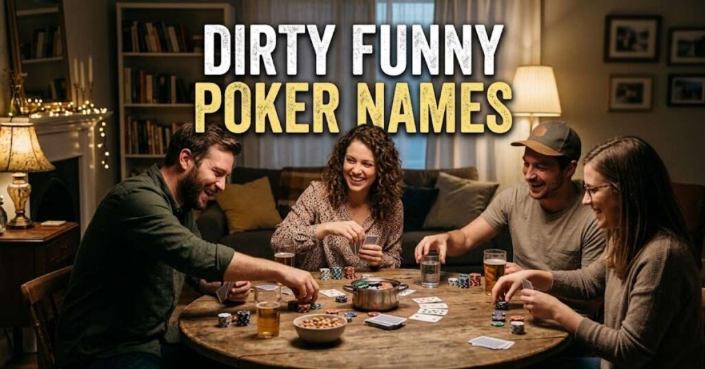 Dirty Funny Poker Names