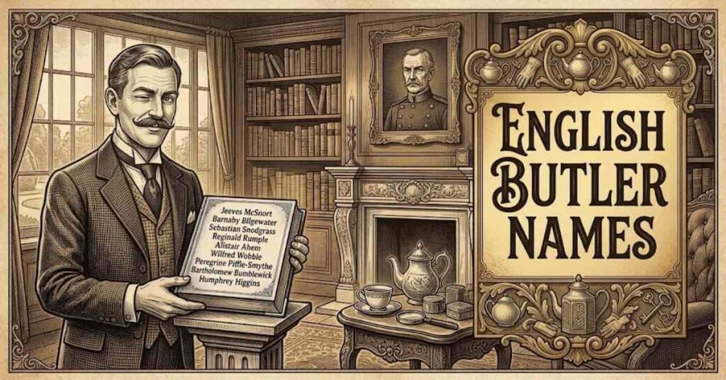 English Butler Names