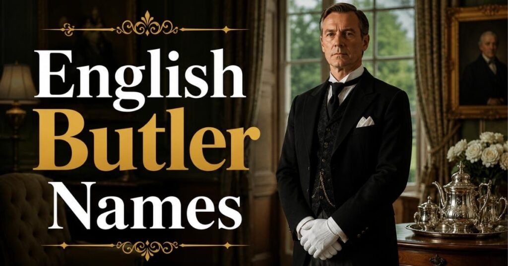 English Butler Names