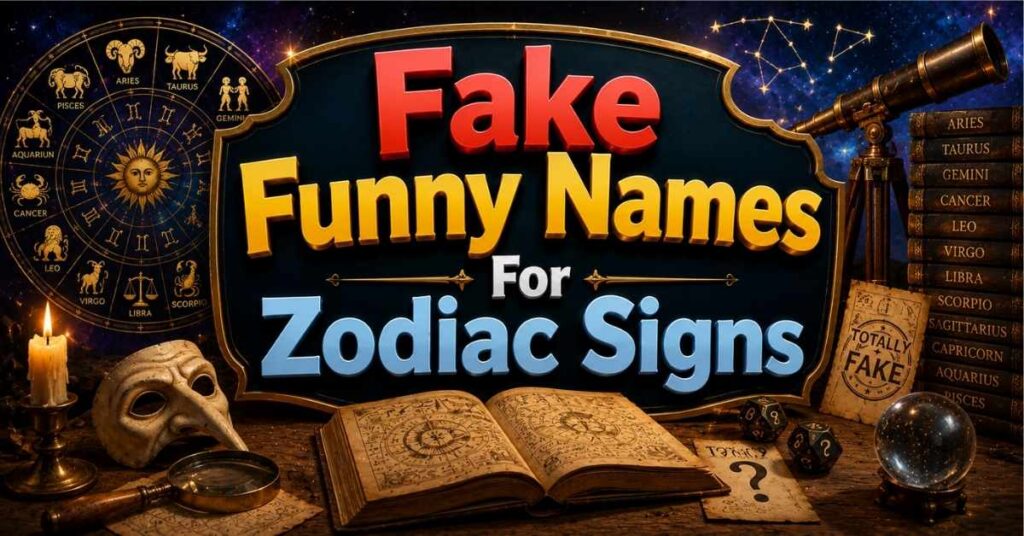 Fake Funny Names For Zodiac Signs
