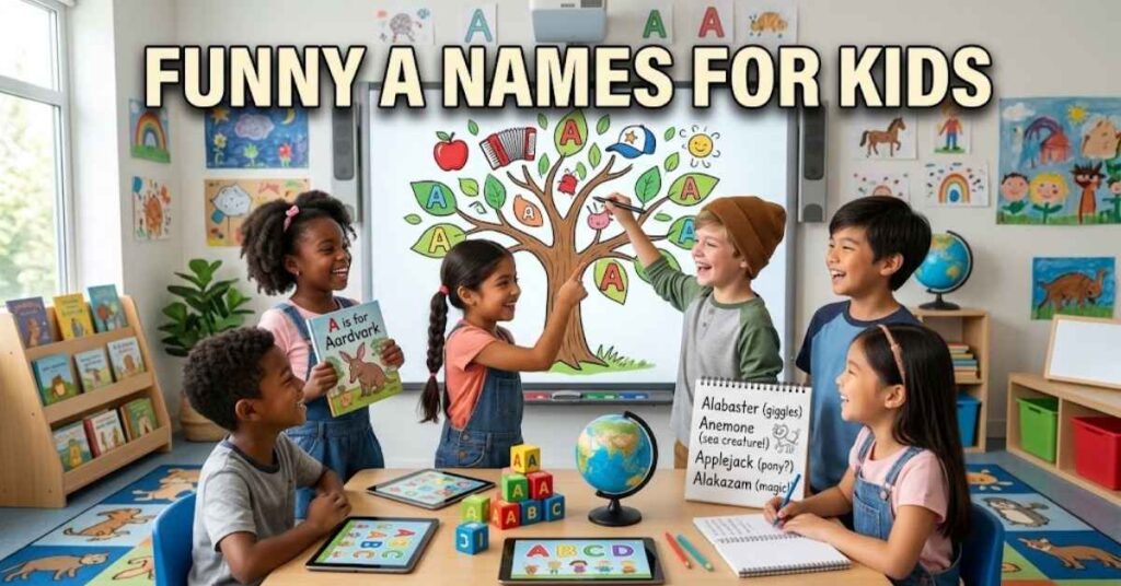 Funny A Names for Kids