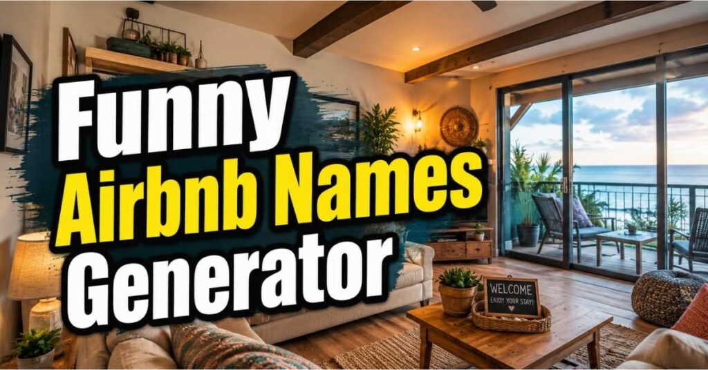 Funny Airbnb Names Generator