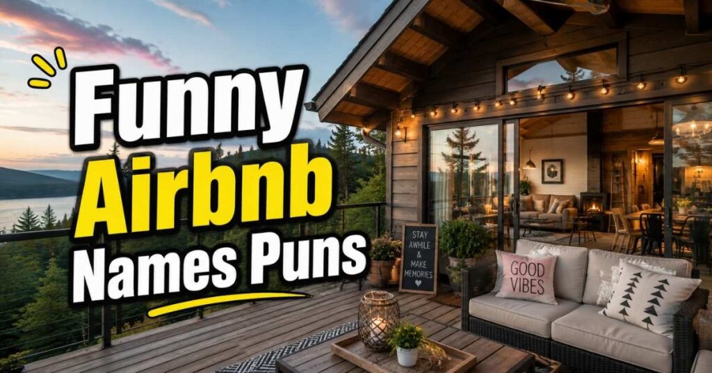 Funny Airbnb Names Puns