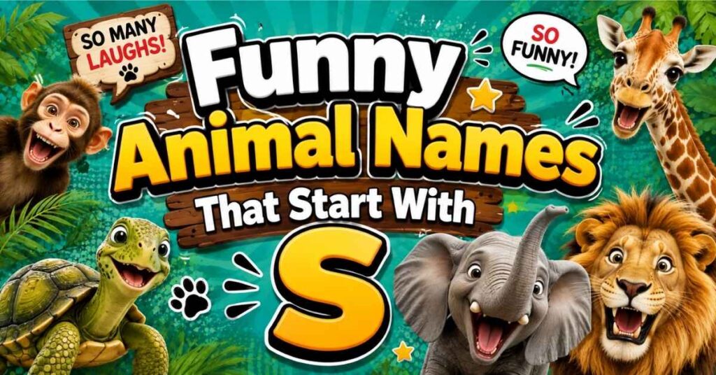 Funny Animal Names That Start With S