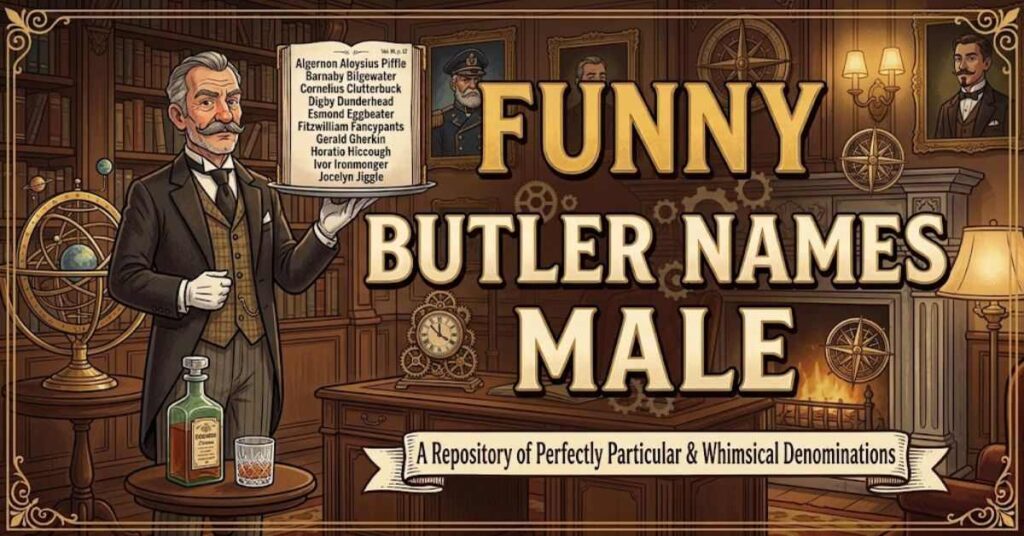 Funny Butler Names Male