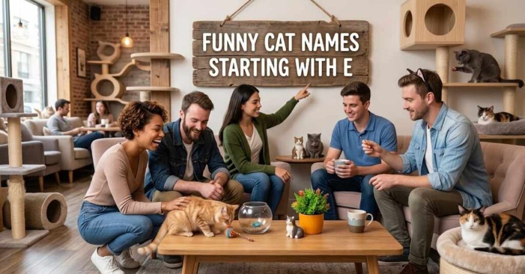Funny Cat Names Starting With E