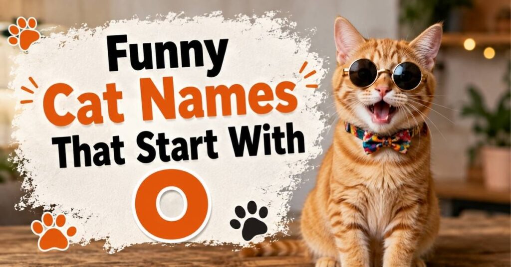Funny Cat Names That Start With O