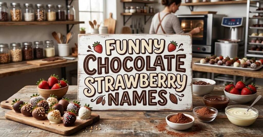 Funny Chocolate Strawberry Name