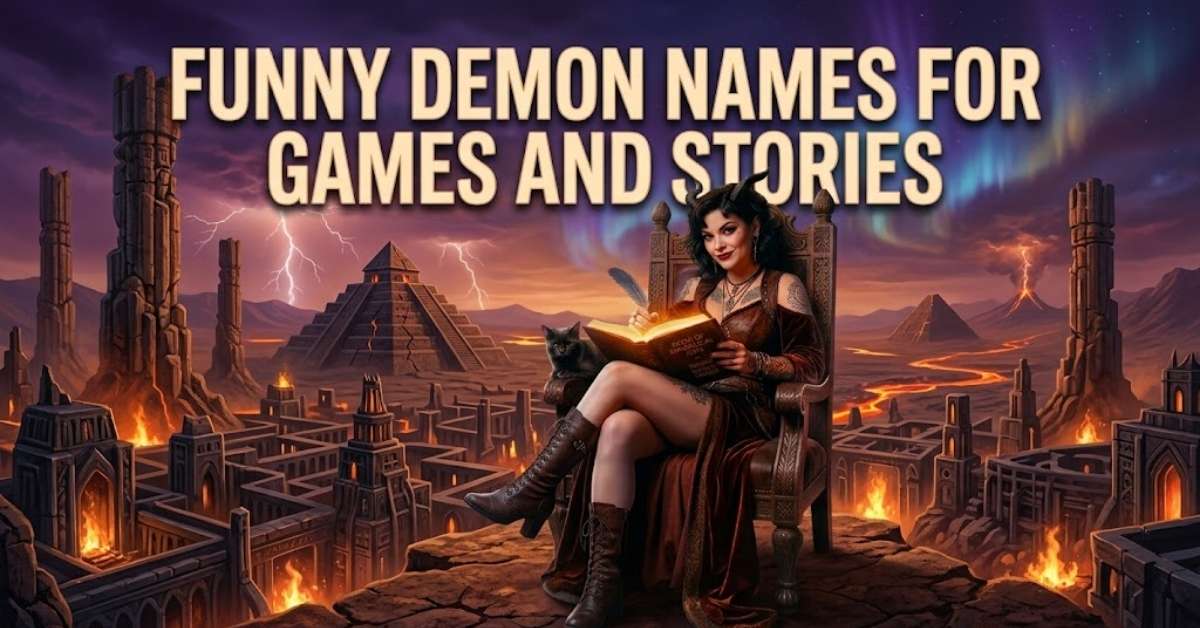 Funny Demon Names For Games And Stories