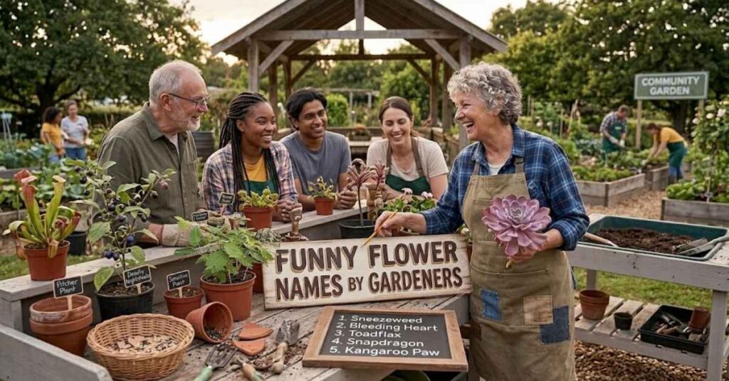 Funny Flower Name By Gardeners
