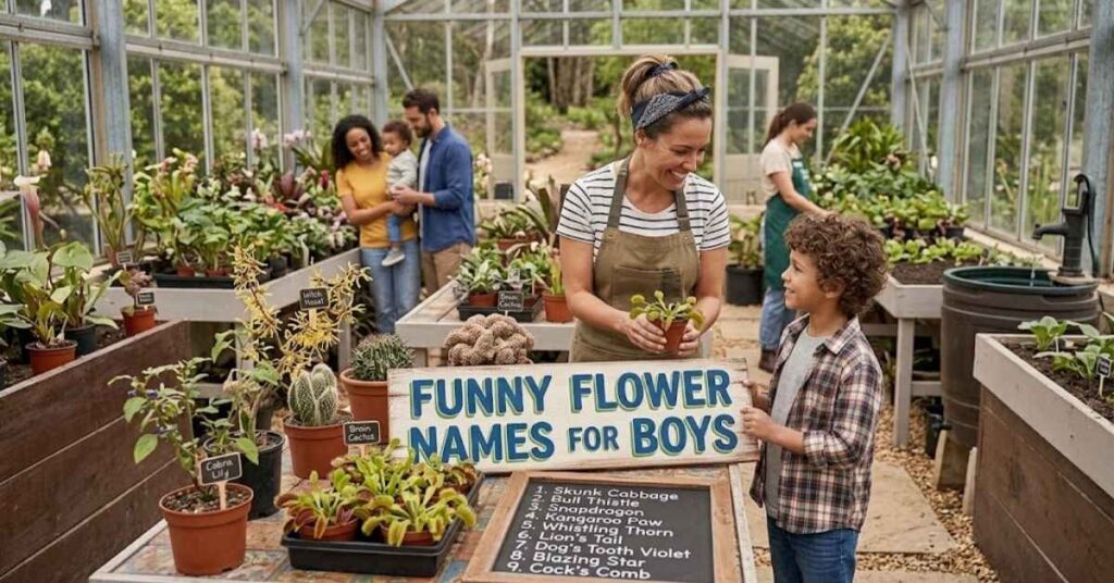 Funny Flower Names For Boys