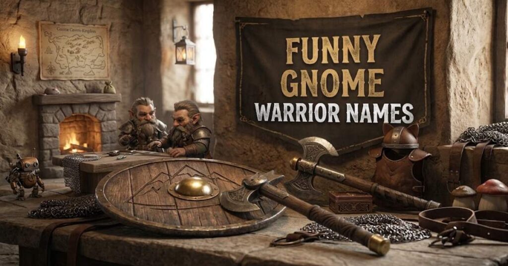 Funny Gnome Warrior Names
