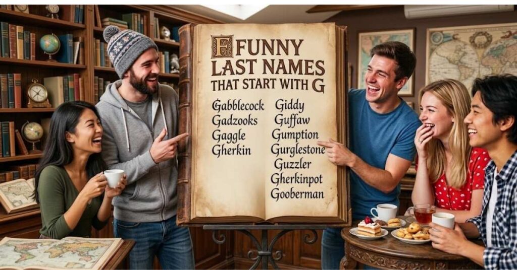 Funny Last Names That Start With G