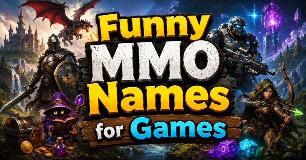 Funny MMO Names for Games