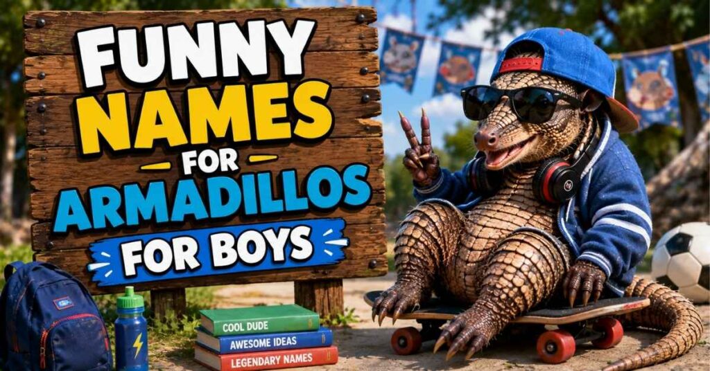 Funny Names For Armadillos For Boys