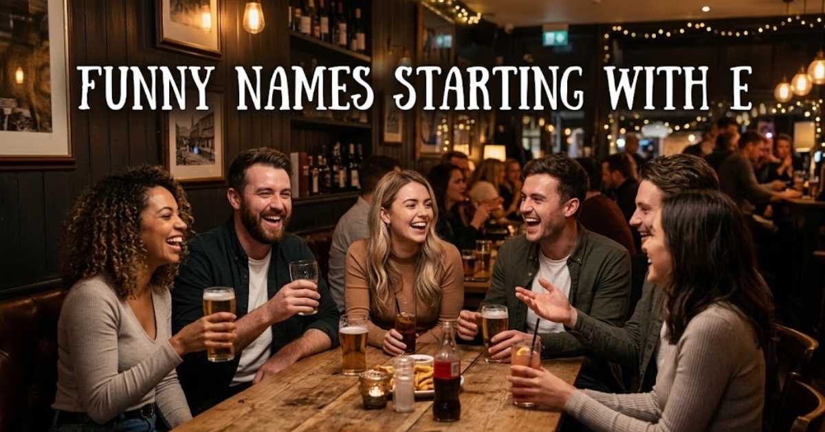 Funny Names Starting With E
