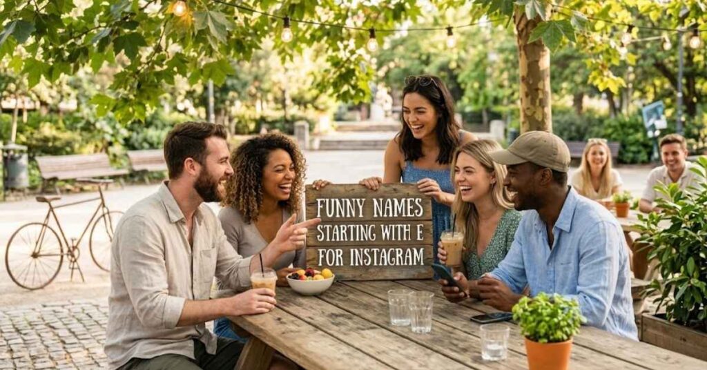 Funny Names Starting With E for Instagram