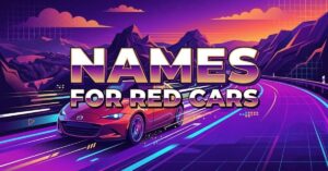 names for red cars