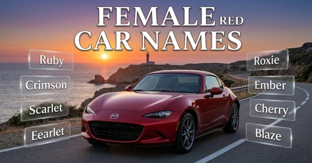 Female Red Car Names