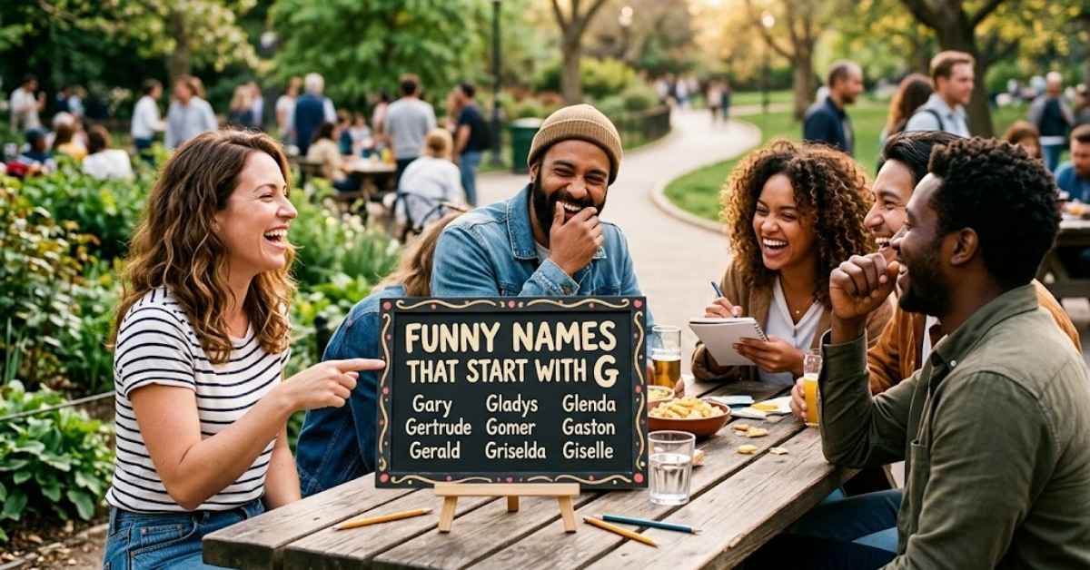 Funny Names That Start With G