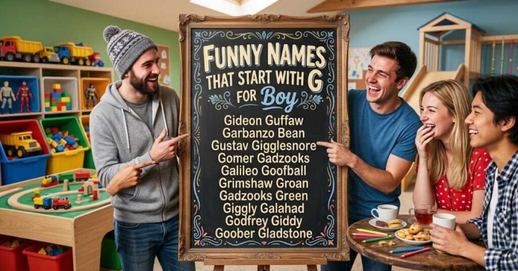 Funny Names That Start With G For Boy