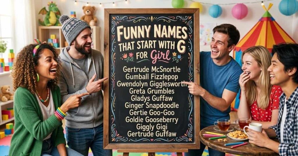 Funny Names That Start With G For Girl
