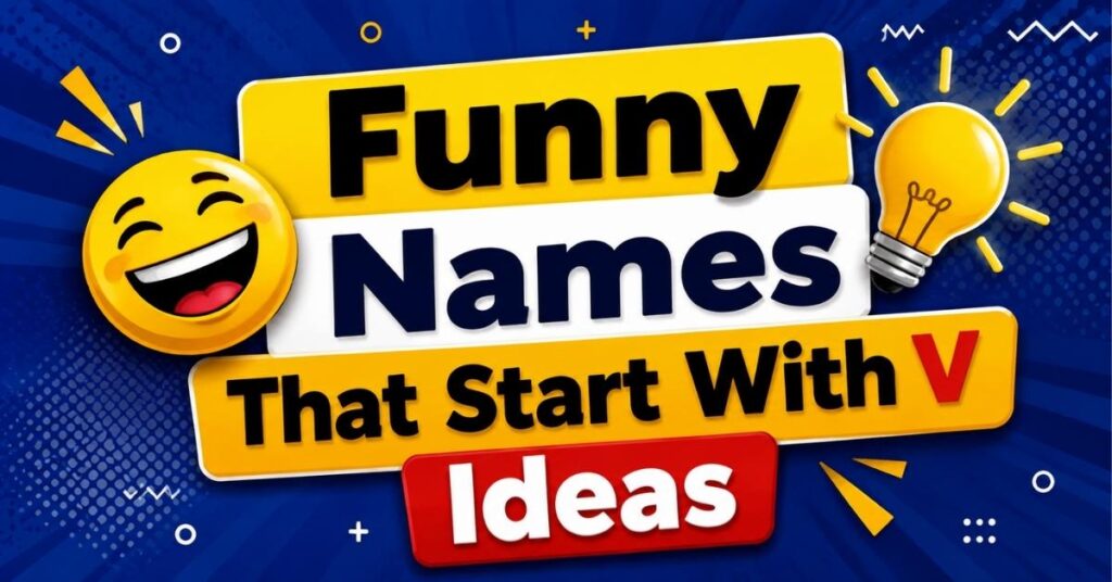 Funny Names That Start With V Ideas