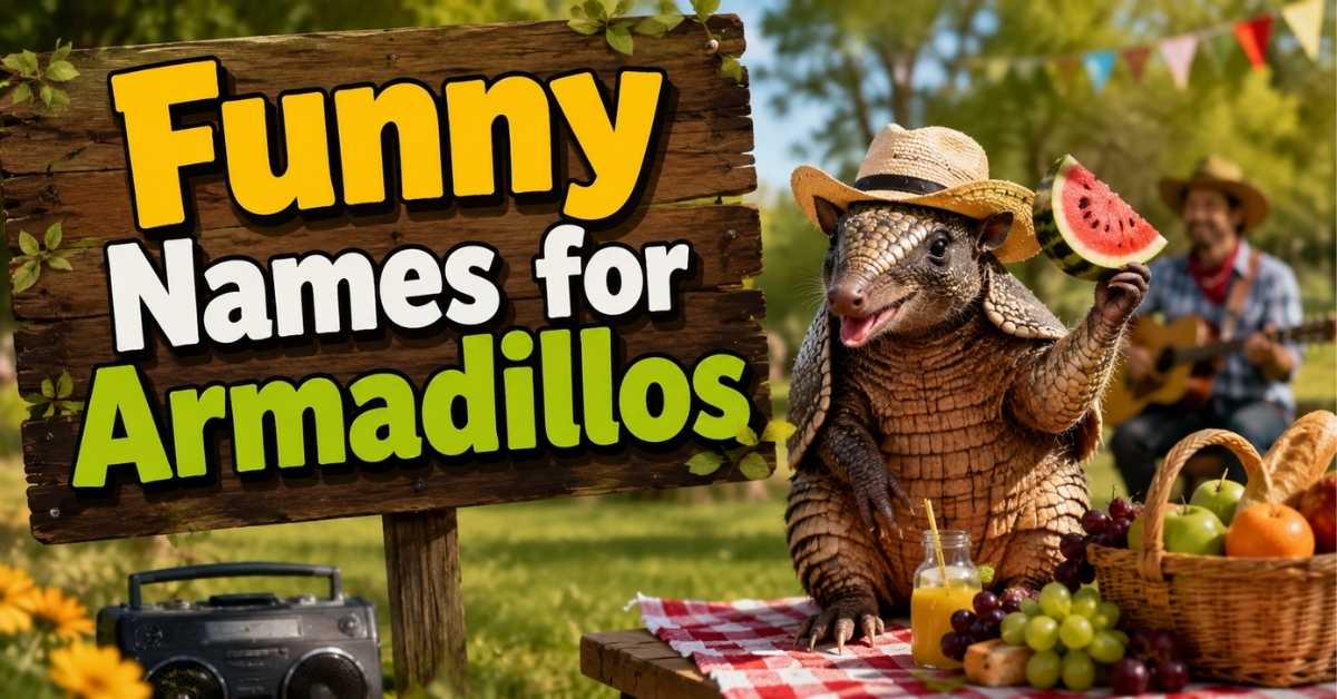 Funny Names for Armadillos