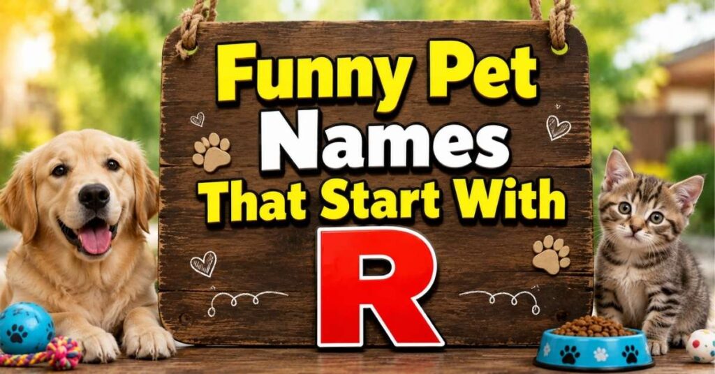 Funny Pet Names That Start With R
