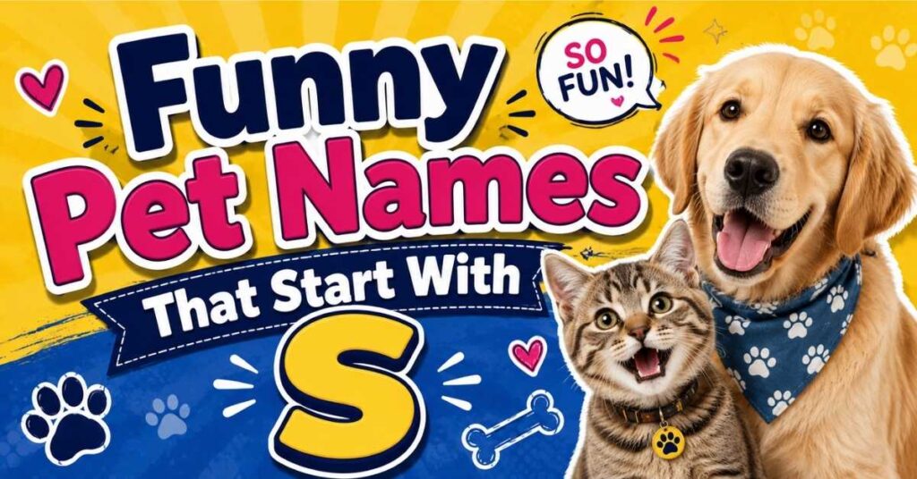 Funny Pet Names That Start With S