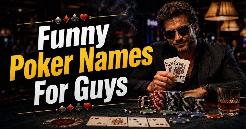 Funny Poker Names For Guys