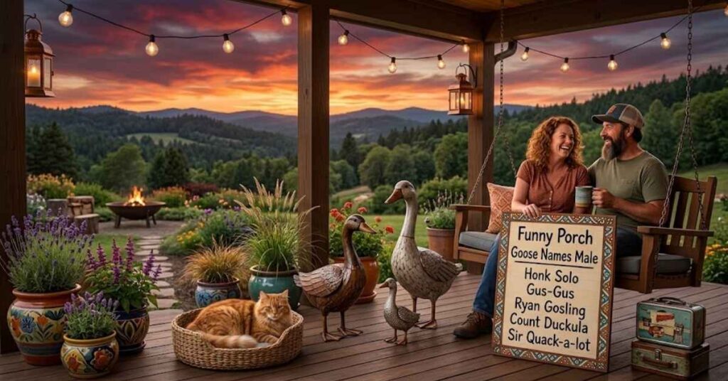 Funny Porch Goose Names Male