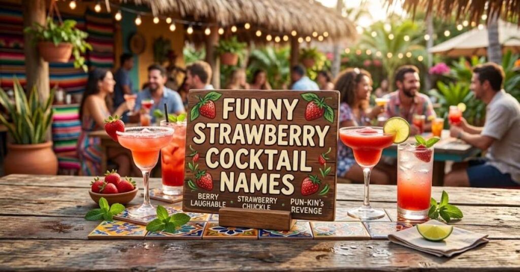 Funny Strawberry Cocktail Names 
