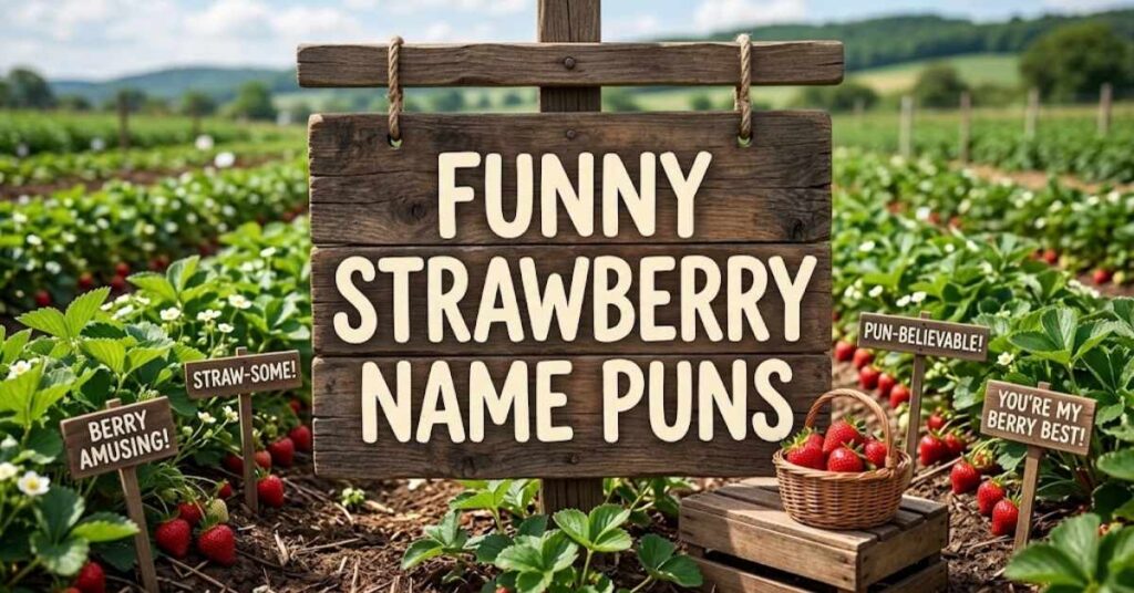Funny Strawberry Name Puns