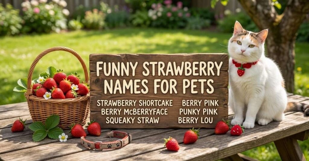 Funny Strawberry Names for Pets