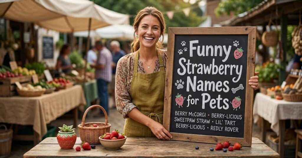 Funny Strawberry Names for Pets