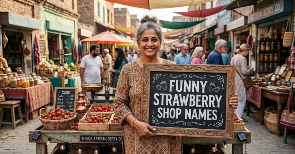 Funny Strawberry Shop Names