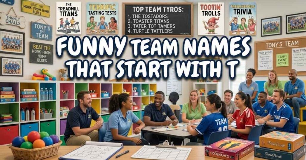 Funny Team Names That Start With T